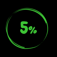 5%